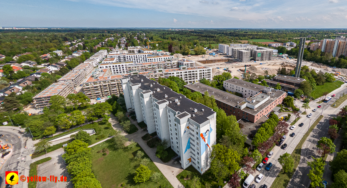 09.05.2023 - Baustelle Alexisquartier und Pandion Verde in Neuperlach
